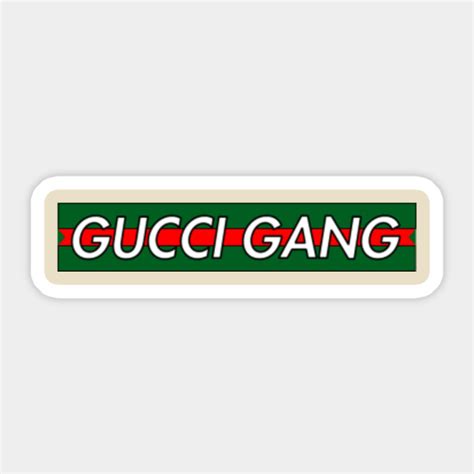 gucci ステッカー|Gucci gang stickers.